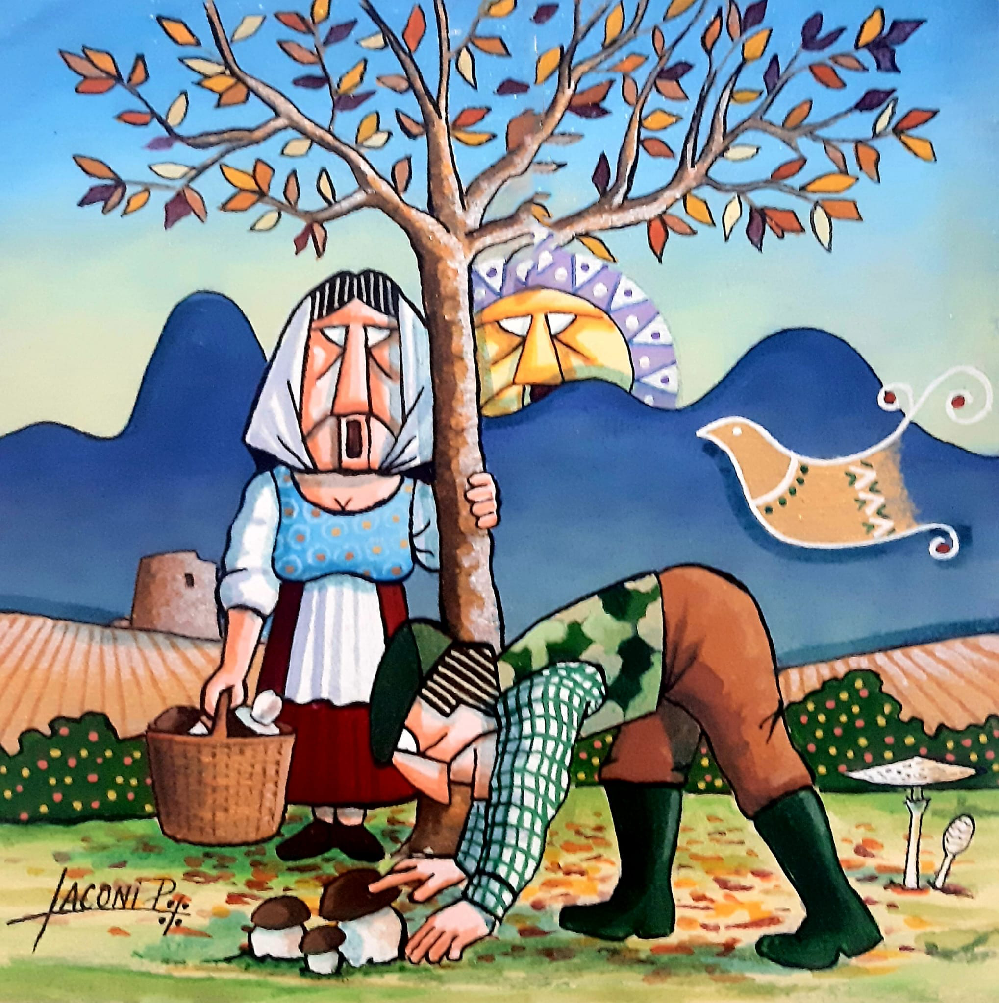 l'autunno di laconi