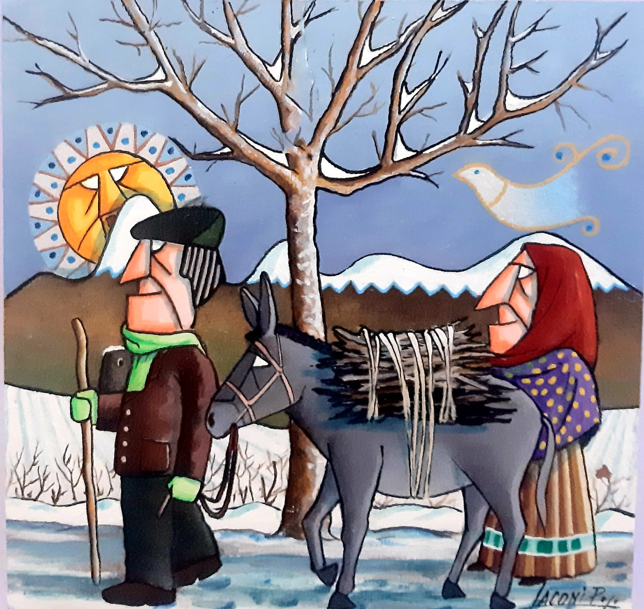 l'inverno di Laconi