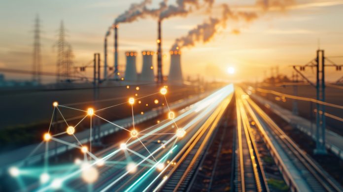 fabbriche-elettriche-interconnesse-un-brillante-complesso-industriale-con-torri-e-macchine-imponenti